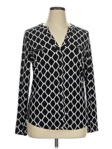 INC International Concepts Long Sleeve Polo (view 1)