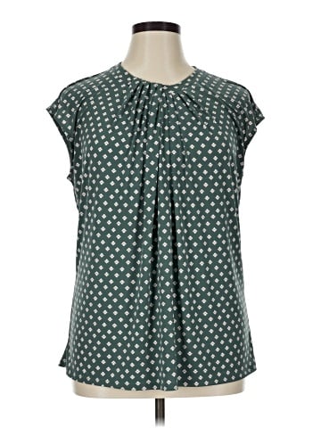Liz Claiborne Short Sleeve Blouse (view 1)