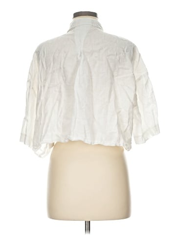 H&M 3/4 Sleeve Button-Down Shirt (view 2)
