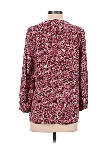 Joie 3/4 Sleeve Silk Top (view 2)