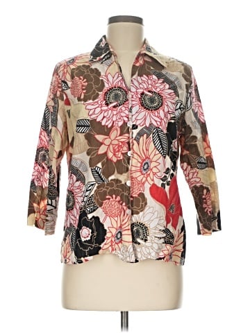 Alfred Dunner 3/4 Sleeve Blouse (view 1)
