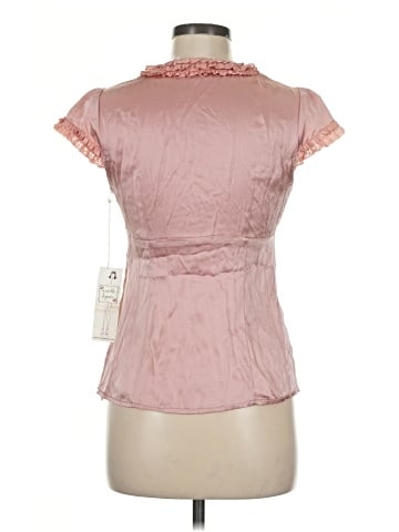 Nanette Lepore Short Sleeve Silk Top (view 2)