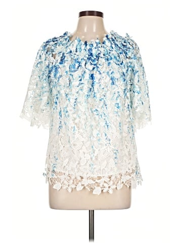 Elie Tahari Short Sleeve Blouse (view 1)