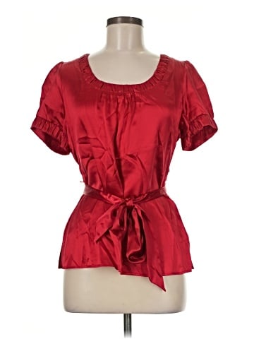 Harold's Short Sleeve Silk Top (view 1)