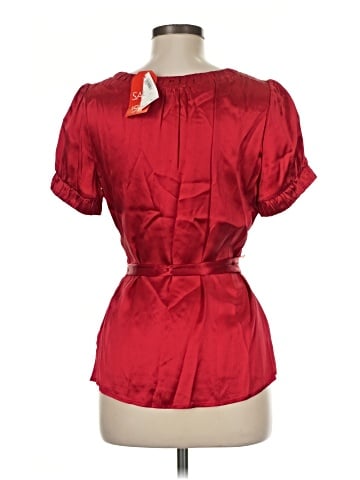 Harold's Short Sleeve Silk Top (view 2)