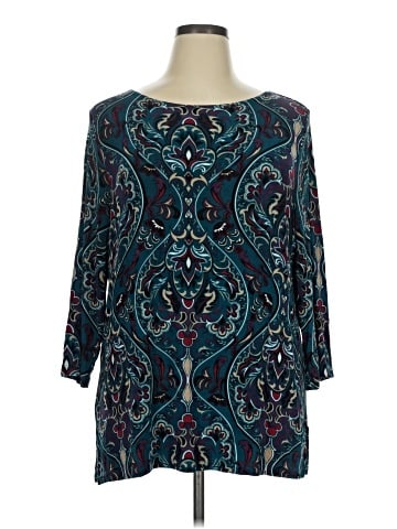 Travelers by Chico's 3/4 Sleeve Blouse (view 1)