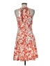 Ouges Print Orange Cocktail Dress Size M - photo 2