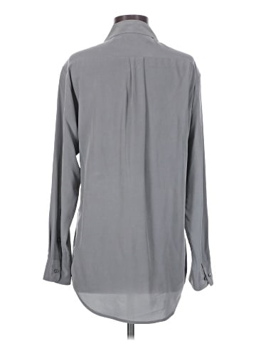 Equipment Long Sleeve Silk Top (view 2)