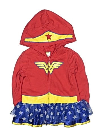Wonder Woman Zip Up Hoodie (view 1)