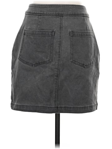 Bar III Denim Skirt (view 2)
