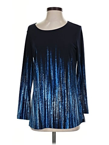 Susan Graver Long Sleeve T-Shirt (view 1)