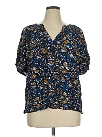 Ann Taylor LOFT Outlet Short Sleeve Blouse (view 1)