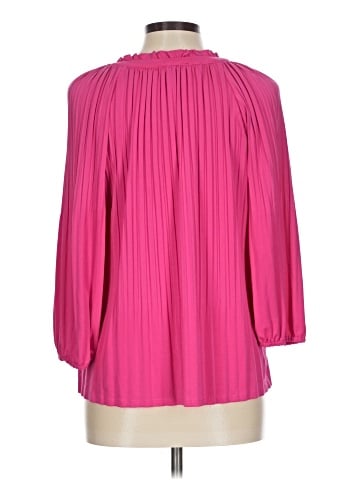 Cable & Gauge 3/4 Sleeve Blouse (view 2)