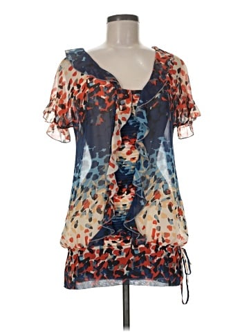 Kensie Short Sleeve Blouse (view 1)