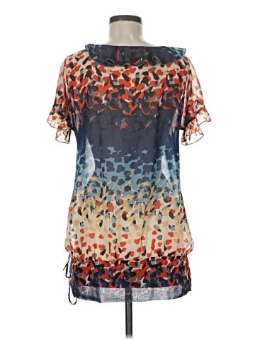 Kensie Short Sleeve Blouse (view 2)