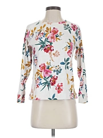Ann Taylor LOFT 3/4 Sleeve T-Shirt (view 1)