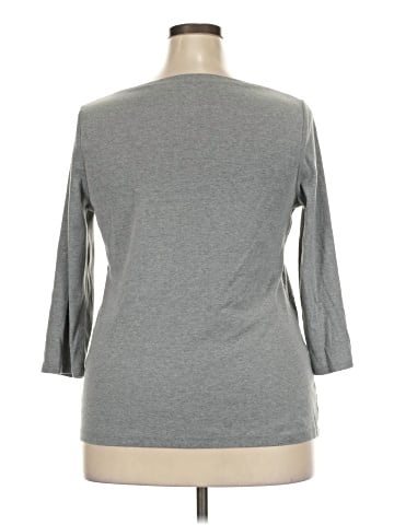 Croft & Barrow 3/4 Sleeve T-Shirt (view 2)