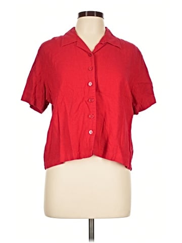 Christopher & Banks Short Sleeve Blouse (view 1)
