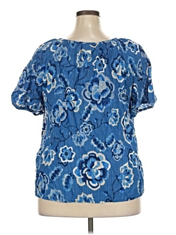 St. John's Bay Short Sleeve Blouse (view 2)