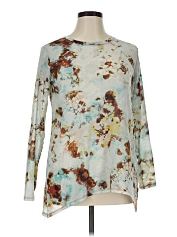 LOGO by Lori Goldstein 3/4 Sleeve Blouse (view 1)