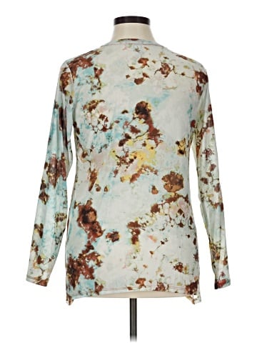 LOGO by Lori Goldstein 3/4 Sleeve Blouse (view 2)