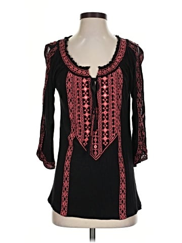INC International Concepts 3/4 Sleeve Blouse (view 1)