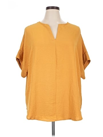 Zenana Short Sleeve Blouse (view 1)