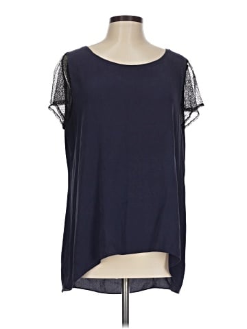 Eileen Fisher Short Sleeve Silk Top (view 1)