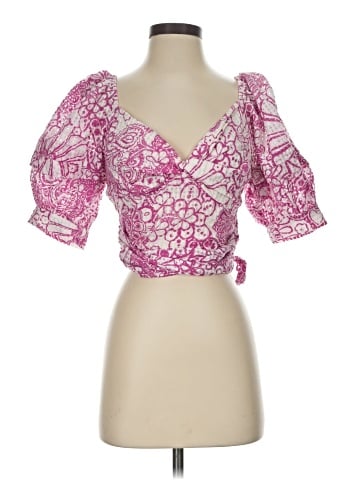 Maeve by Anthropologie Short Sleeve Blouse (view 1)
