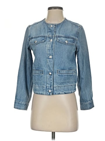 Madewell Cinched Lady Jacket in Ashbury Wash: Airy Denim Edition (view 1)