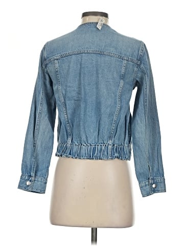 Madewell Cinched Lady Jacket in Ashbury Wash: Airy Denim Edition (view 2)