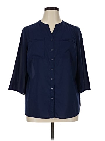 Faded Glory 3/4 Sleeve Blouse (view 1)
