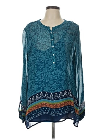Sigrid Olsen Long Sleeve Henley (view 1)