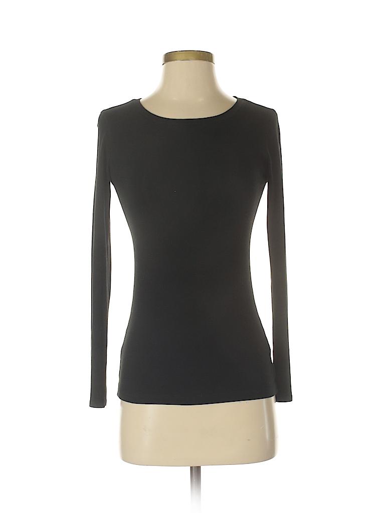 Cynthia Rowley TJX Solid Black Long Sleeve T-Shirt Size XS - 70% off ...