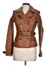 Assorted Brands 100% Leather Brown Leather Jacket Size 10 - photo 1