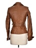 Assorted Brands 100% Leather Brown Leather Jacket Size 10 - photo 2