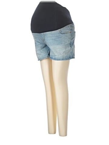 Isabel Maternity Denim Shorts (view 1)