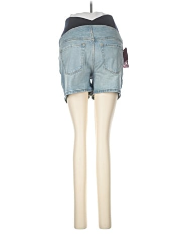 Isabel Maternity Denim Shorts (view 2)