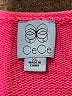 CeCe 100% Cotton Solid Pink Pullover Sweater Size XL - photo 7