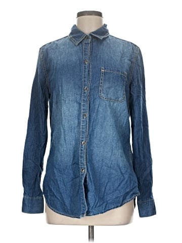 Seven7 Long Sleeve Button-Down Shirt (view 1)