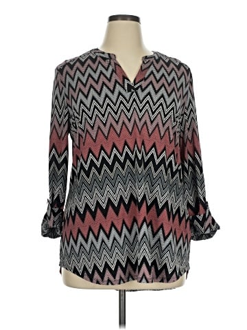 New Directions 3/4 Sleeve Blouse (view 1)