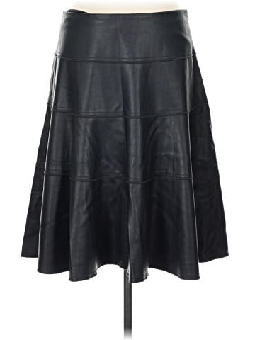 Rebecca Taylor Faux Leather Skirt (view 1)