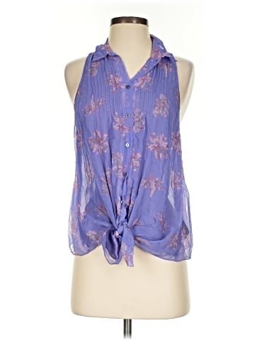 Elizabeth and James Sleeveless Silk Top (view 1)