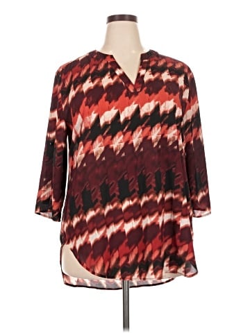 Cato 3/4 Sleeve Blouse (view 1)