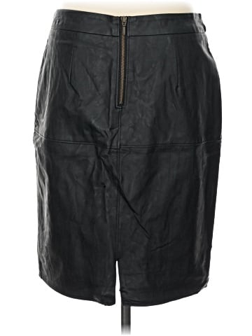 CAbi Faux Leather Skirt (view 2)