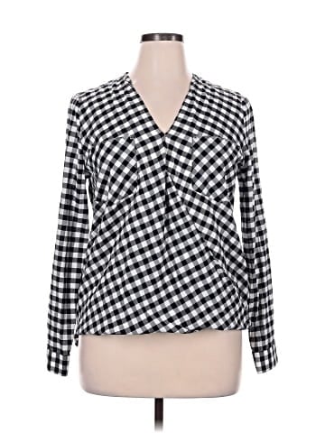 MICHAEL Michael Kors Long Sleeve Blouse (view 1)