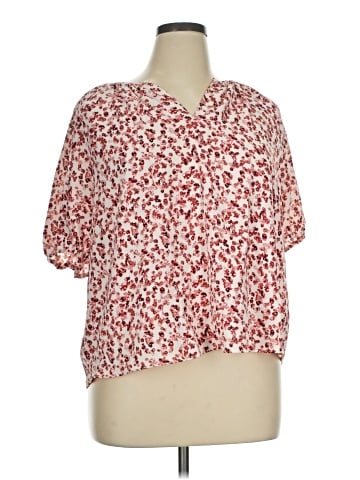 Simply Vera Vera Wang Short Sleeve Blouse (view 1)