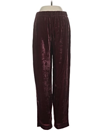 Madewell Velvet Tapered Pleat Pull-On Pants (view 2)