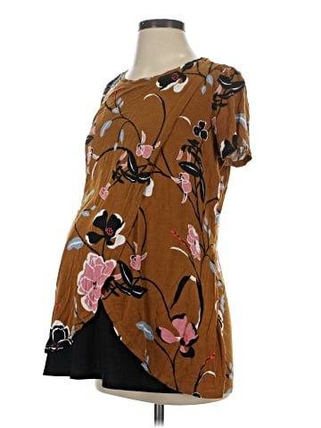 Motherhood Short Sleeve Blouse (view 1)