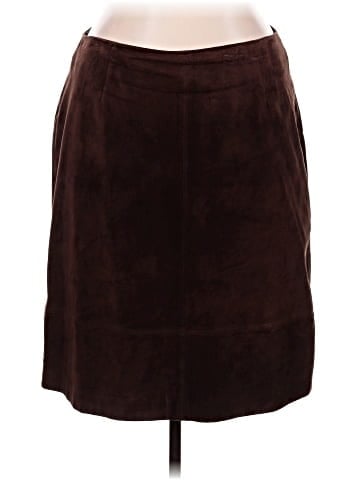 Lord & Taylor Leather Skirt (view 1)